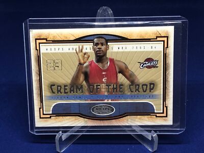 LEBRON JAMES 2003-04 FLEER CREAM OF THE CROP RC ROOKIE # 1 | eBay