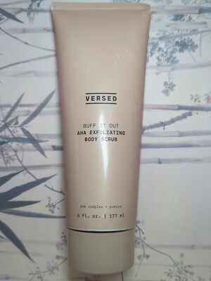 Versed Buff It Out AHA Exfoliating Body Scrub 6 Oz / 177ml 