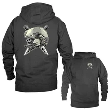 Special Ops Helmet Military Army Marines Tactical Weapon  Hoodie