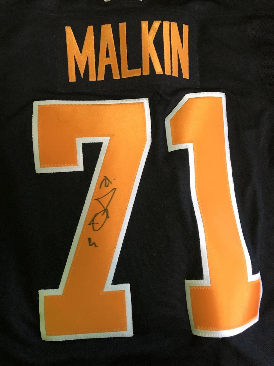 malkin autographed jersey