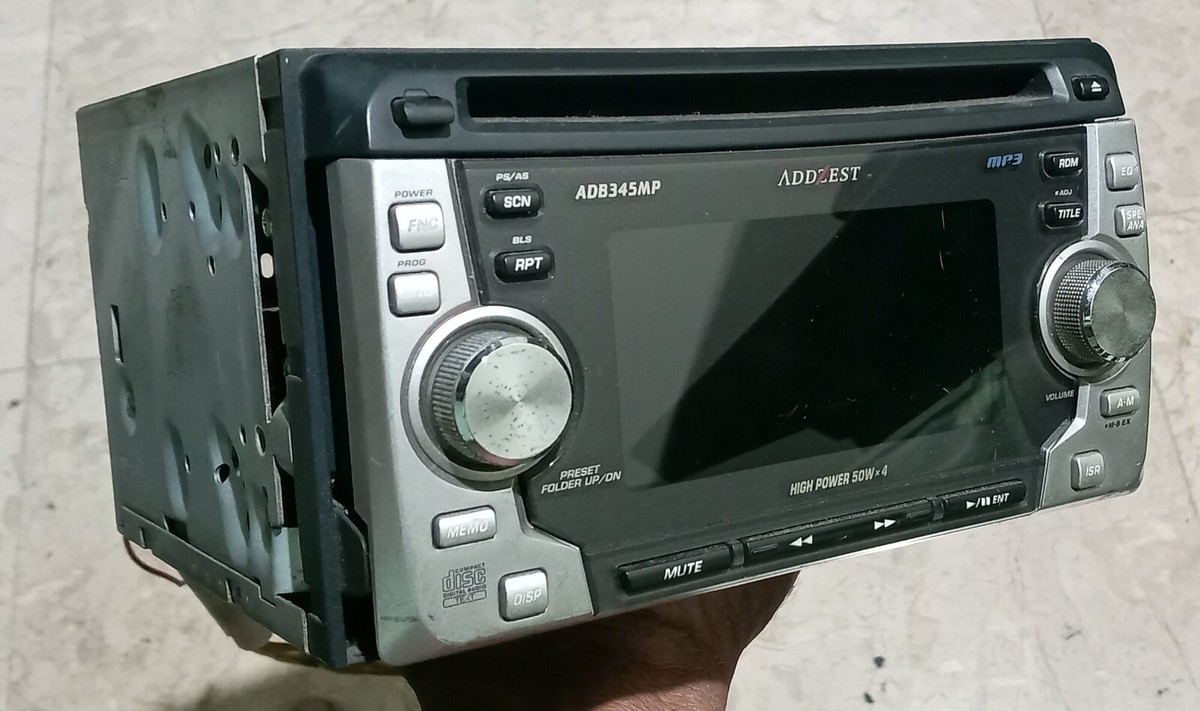 美品 アゼスト 2DIN CD カセットデッキ ADB345MP 美品 アゼスト 2DIN CD カセットデッキ ADB345MP