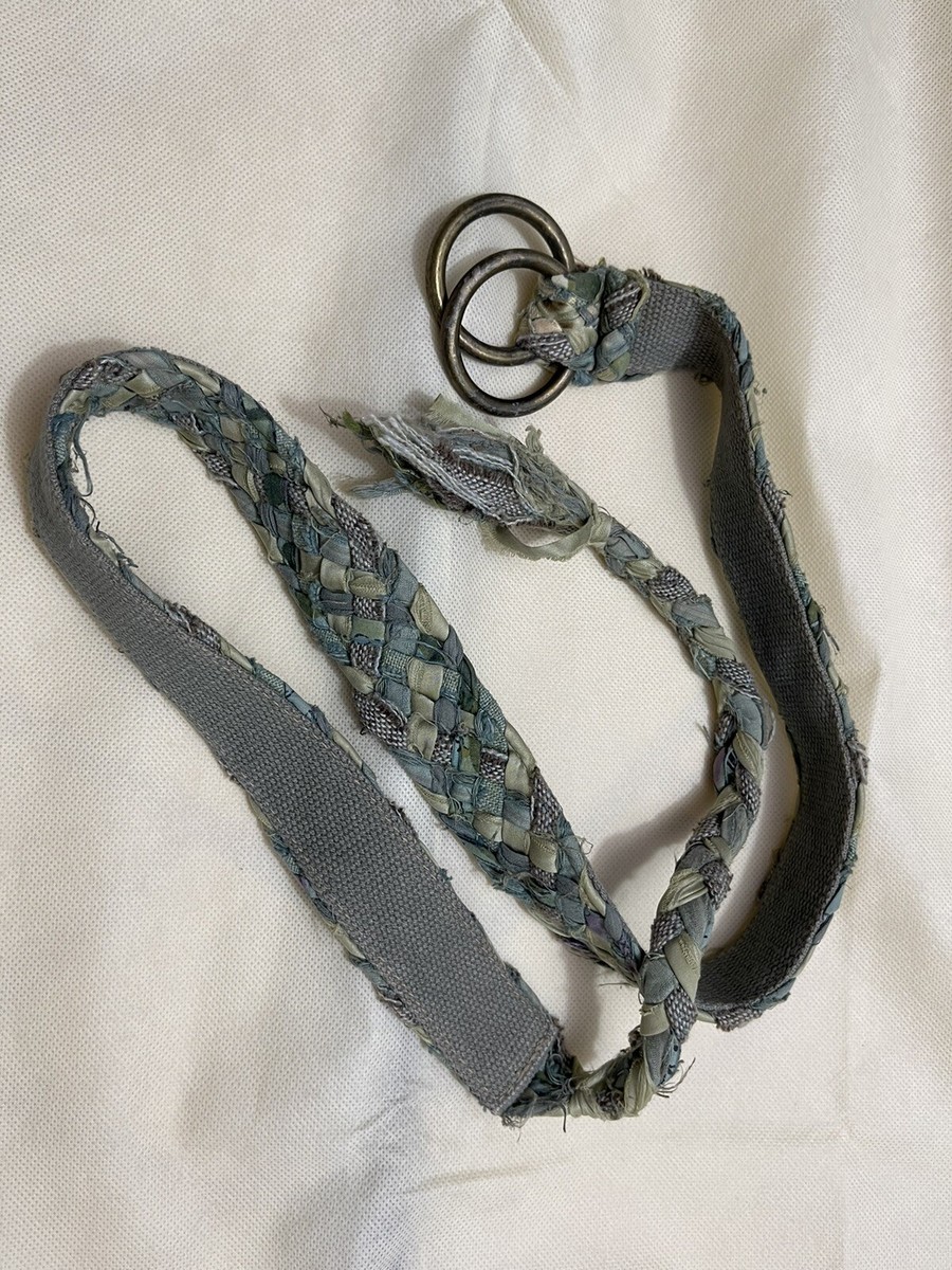 UNIQUE BOHO CLOTH & RIBBON WOVEN BRAIDED BELT Biezeib Boho Belt for Women Braided Ethnic Pattern Belts  main image 3