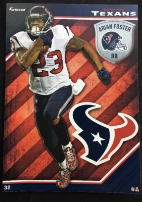 2015 NFL Fathead Tradeables Arian Foster Houston Texans #32