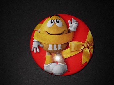Red M&M's Metal Box with YELLOW empty Box New | eBay
