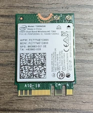 HP 15-cc610ms 15.6" Genuine Laptop WiFi Wireless Card AC7265