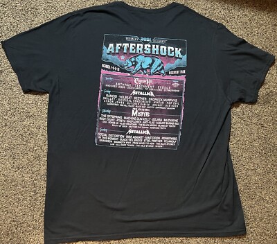 2017 Aftershock Music Festival Shirt Sacramento Ozzy Ozbourne NIN