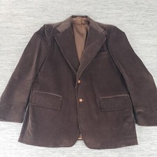 Vintage Brown Corduroy Jacket The Black MFG. Co. Seattle USA Made 1960s Sz Large