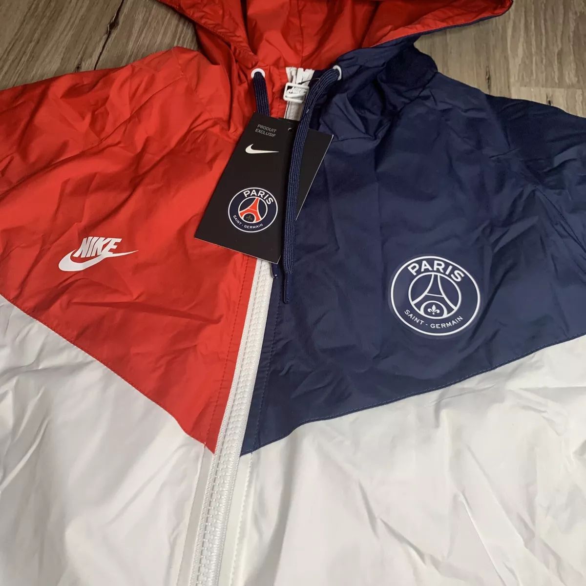 NIKE PARIS SAINT GERMAIN BREAKER JACKET Womens Medium | eBay