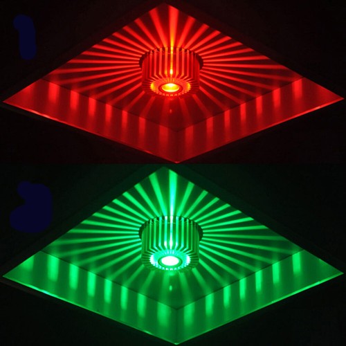 RGB LED Einbauleuchte Dimmbar 3W Einbau Decken Leuchte Einbaustrahler Lampen DE - Bild 10 von 13