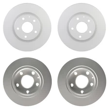 Bosch QuietCast Front Rear Rotors Disc Brake Pad Kit For Mazda 3 3 Sport CX-3