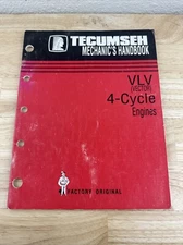 Tecumseh VLV Vector 4-cycle engine Factory Original Mechanic Technician Handbook