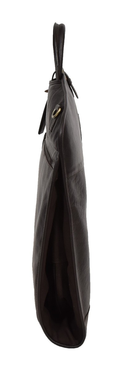 Sac De Voyage En Cuir House Of Luggage HLG644 - Porte Costume - Marron