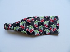 Kids Elasticated Cotton Headband Blue 22 in x 2.5 in Cherry LL2163 Nina  s Soap