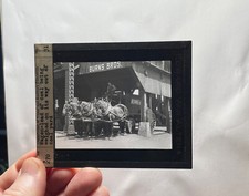 Burns Brothers wagon of coal  glass slide