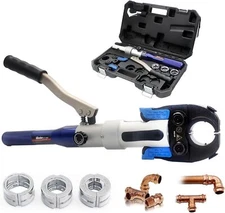 Hydraulic Copper Pipe Press Tool Tube Pipe Fittings Crimping Plumbing Repair
