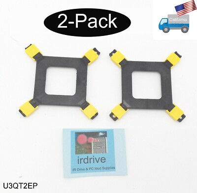 NEW 2-pack Backplate Holder for Intel Socket LGA 775 1366 1155 1156 CPU Cooler