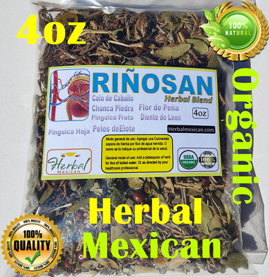 4oz Rinosan Compuesto - Riñosan Herbal Blend - Rinosan/Riñosan  Tea