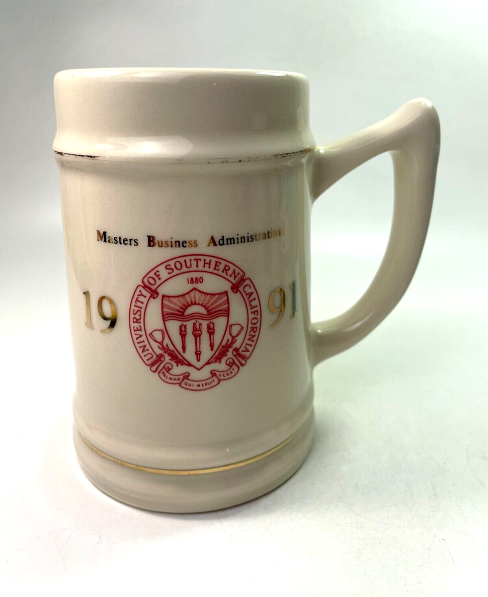 University Of Southern California Stein Mug Master Business Administration  C92
