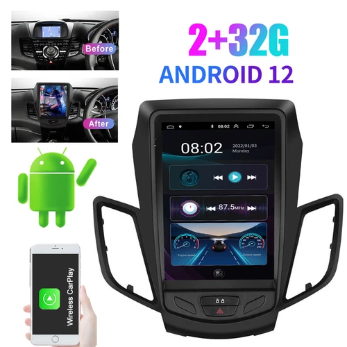 9.7'' Android 13 Autoradio für Ford Fiesta 2009-2016 Wireless Carplay GPS Navi - Bild 5 von 17