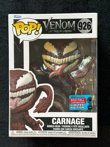 Funko Pop! - Venom: Let There Be Carnage - Convención de Otoño '21 Exc. Carnage #926