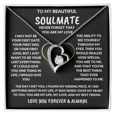 To My Beautiful Soulmate Forever Love Never Forget, Wedding Anniversary Gift