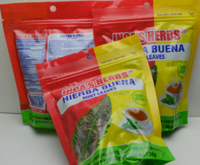 Inca's Herbs Hierba Buena Mint Leaves 1.06oz/ 30g