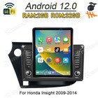 9.7" Android 12 For Honda Insight 2009-14 Car Carplay Radio Gps Navi player Wifi (For: Honda Insight)