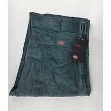 Dickies Corduroy Pants Men's 36x30 Teal Regular Fit 90s Skater Y2K Streetwear