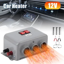 3 Hole 12V DC 800W Electric Car Heater Heating Fan Defogger Defroster Demister