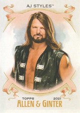 2021 Topps Heritage WWE Allen and Ginter Insert Wrestling Cards Pick from List