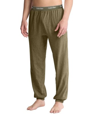 Calvin Klein Men's Modern Cotton Logo Pajama Pants Grey Olive Size XLarge NWT