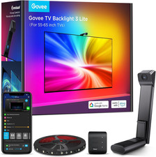 Govee TV Backlight 3 Lite, 11.8Ft LED Strip Lights Sync with 55-65 Inch Tvs