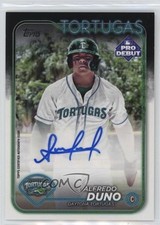 2024 Topps Pro Debut Auto Alfredo Duno #PD-102 Auto 1w3