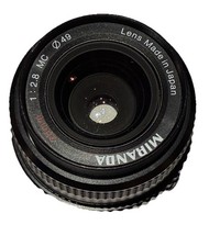 RARE FIND Auto Miranda 28mm f/2.8 Wide-Angle Lens 1212381 EUC