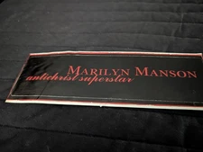 Marilyn Manson Promo Only Sticker For Antichrist Release