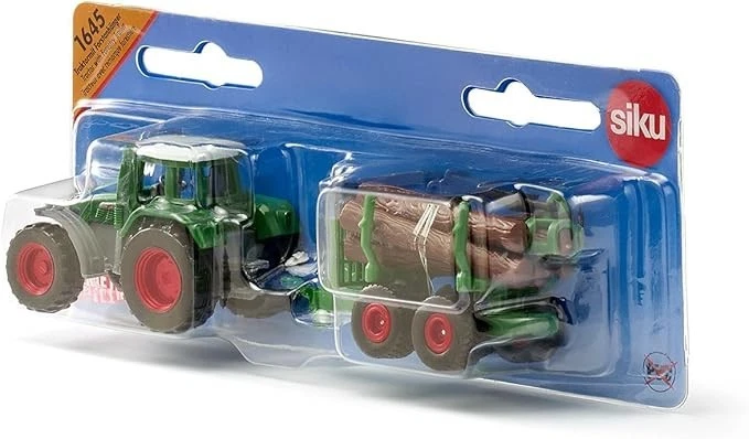 Siku - Tractor Fendt con remolque forestal Foto 4 de 4