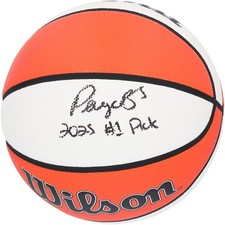 Paige Bueckers Autographed Wilson Basketball 2025 #1 Pick Inscription Fanatics