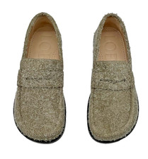 LOEWE Campo Brushed Suede Loafers