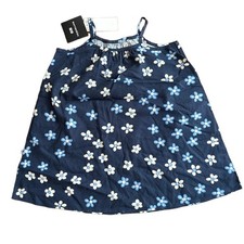Floral Pattern Sleeveless Dress 110cm Toddler Girl Summer Clothes