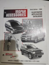 MOPAR Chrysler Dodge Jeep + Accessories 1996 Illustrated APPLICATION catalog