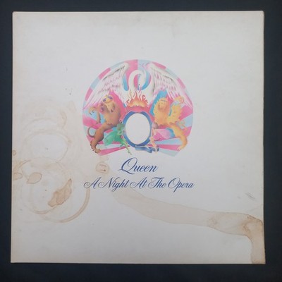 QUEEN- A NIGHT AT THE OPERA- VINYL LP-2 -3 BLAIRS PRESS EXCELLENT VINYL EMBOSSED