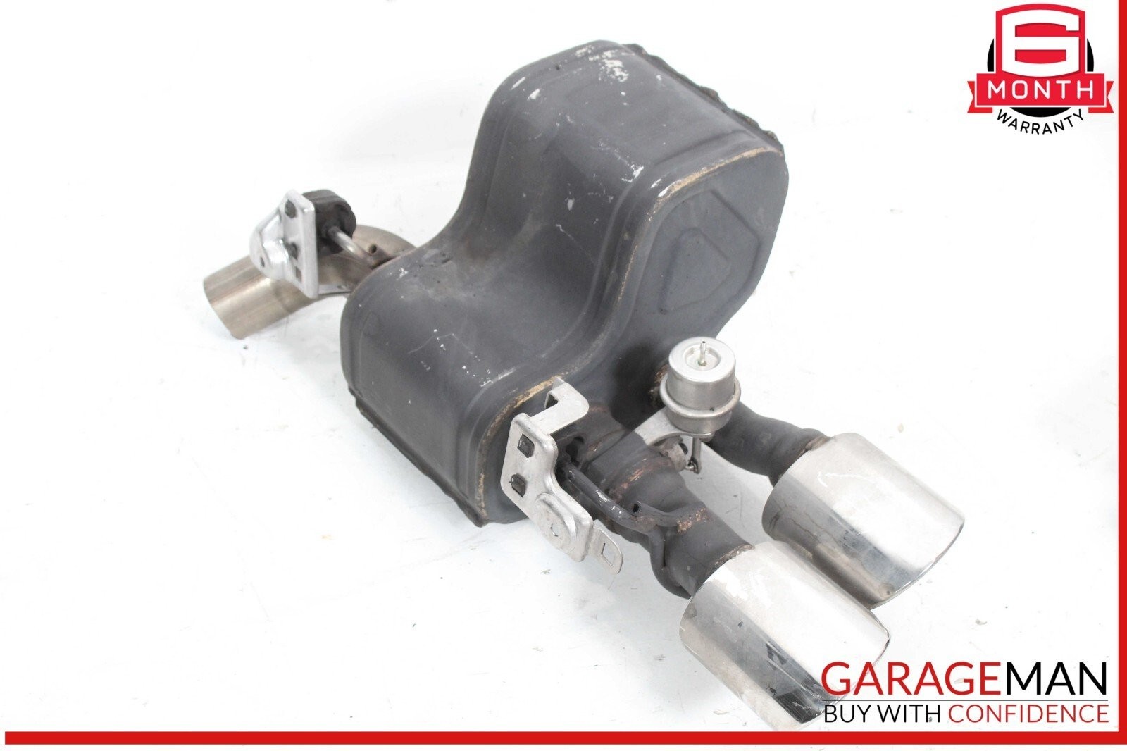 14-17 Maserati Quattroporte SQ4 Rear Right & Left Exhaust Muffler Dual Tip OEM