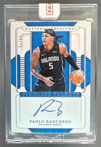 Paolo Banchero 2024 National Treasures Timeless Talents Auto 48/75