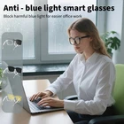 Photochromic Lens Bluetooth Smart Glasses Wireless Audio Call Headset Eyewear