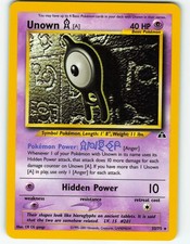 Unown [A] - 33/75 Neo Discovery - Pokémon TCG - 2001 on eBay