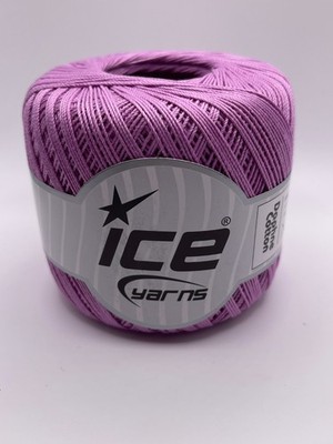 Orchid Pink Daphne Cotton 51249 Ice Yarns 100% Mercerized Cotton Thread 50g 308y