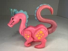 1974 Fisher Price Pink Dragon #993 Little People Castle *Both Ears* Vintage Toy