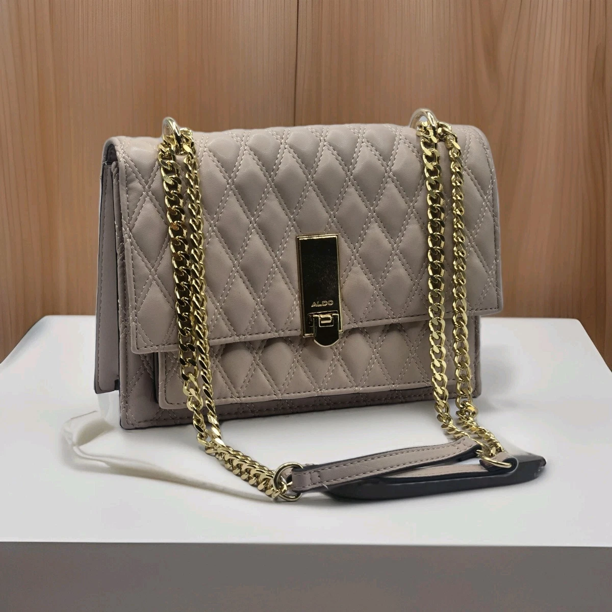 Aldo Mauve/Cream Block Faux Leather Purse w/Removal Pouch Aldo Willamae Crossbody Bag - Free Shipping | DSW main image 4