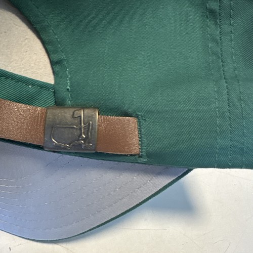 Masters Augusta National New Vintage Member Hat Green Leather Strap Undated - Picture 6 of 11