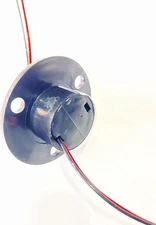 Taidacent 2 Wires 5A 15A 20A 30A 40A 60A Slip Ring Collector Rotary Gold 